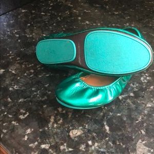 Emerald Green Tieks sz.10.